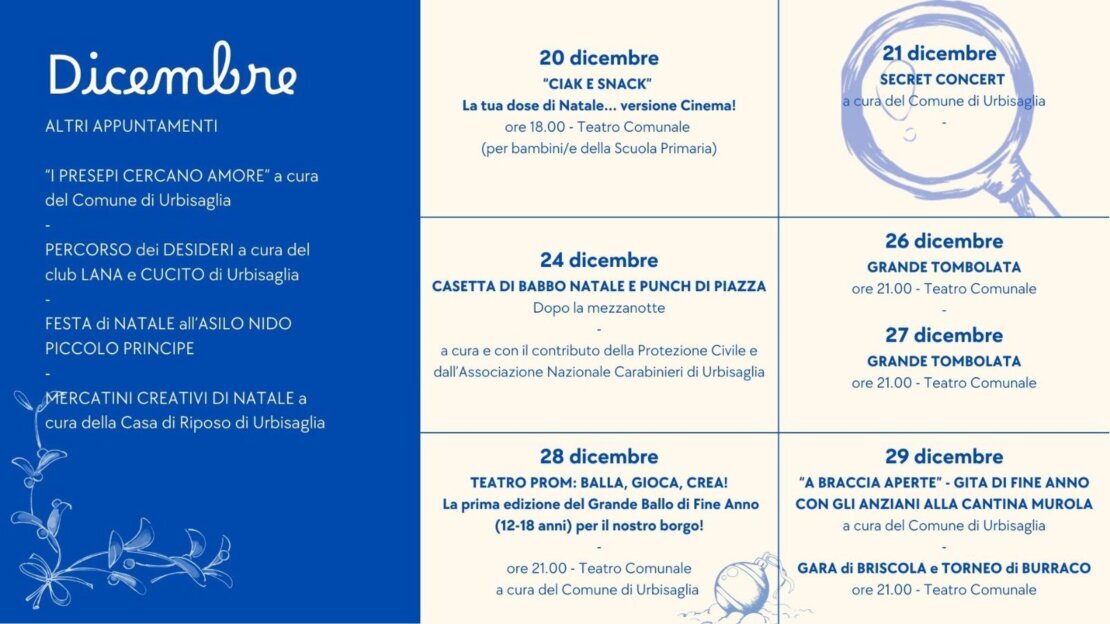 eventi 2025